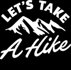 Let's Take a Hike Decal