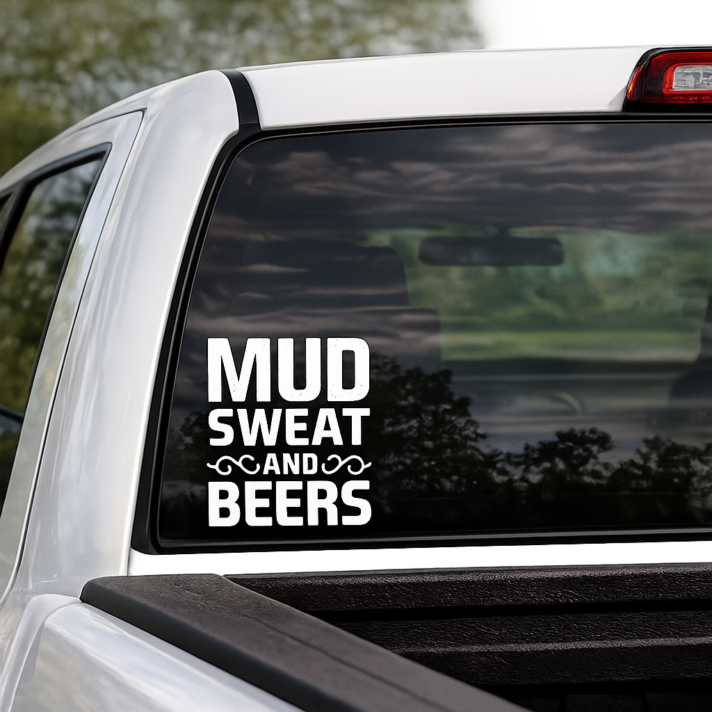 Mud Sweat & Beers Decal