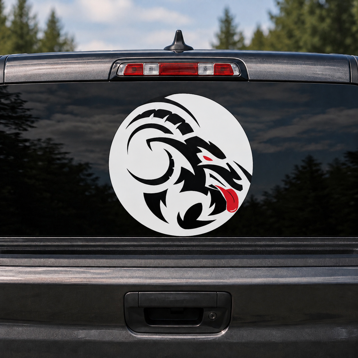 Naughty Goat Attitude - Untamed 11"x11"Decal