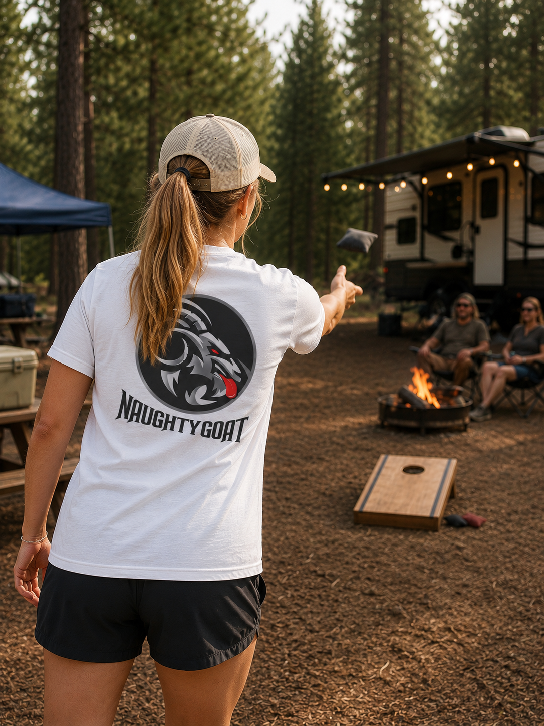 Naughty Goat Attitude T's - Intensity