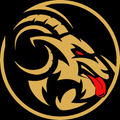 Naughty Goat Gold 4"x4" Decal
