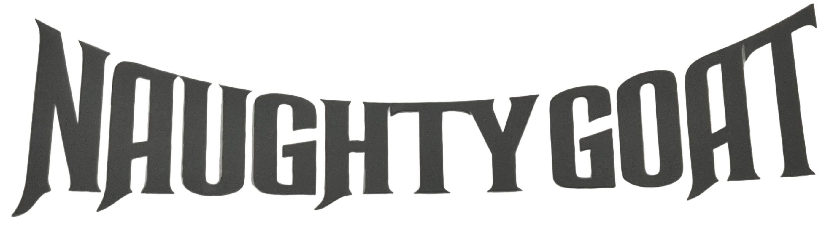 Naughty Goat Brand Name Decal