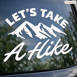 Let's Take a Hike Decal