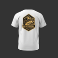 Logo of PNW Anglers with a fish, mountains, and trees on a black background