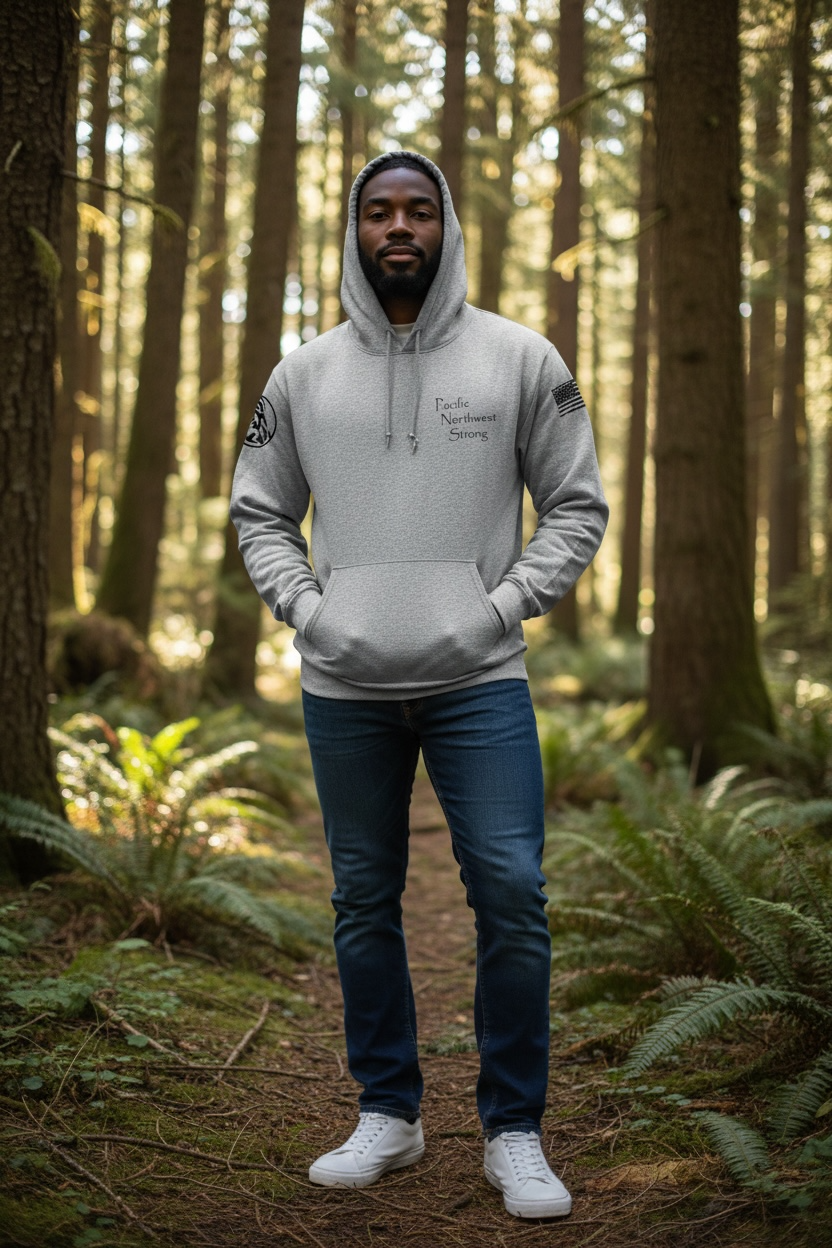 Rugged Origins - Gray - Stag Circle
