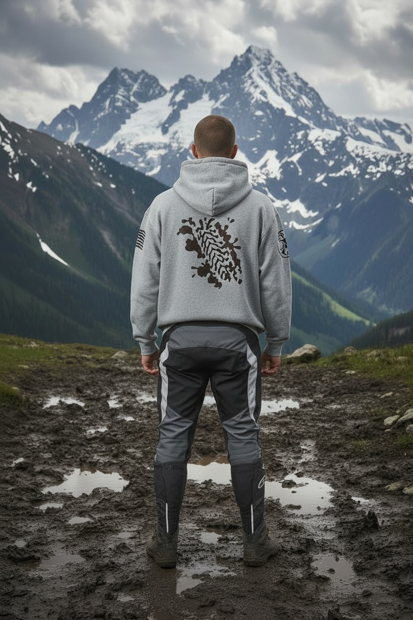 Rugged Origins - Gray - Ride fast leave dirty