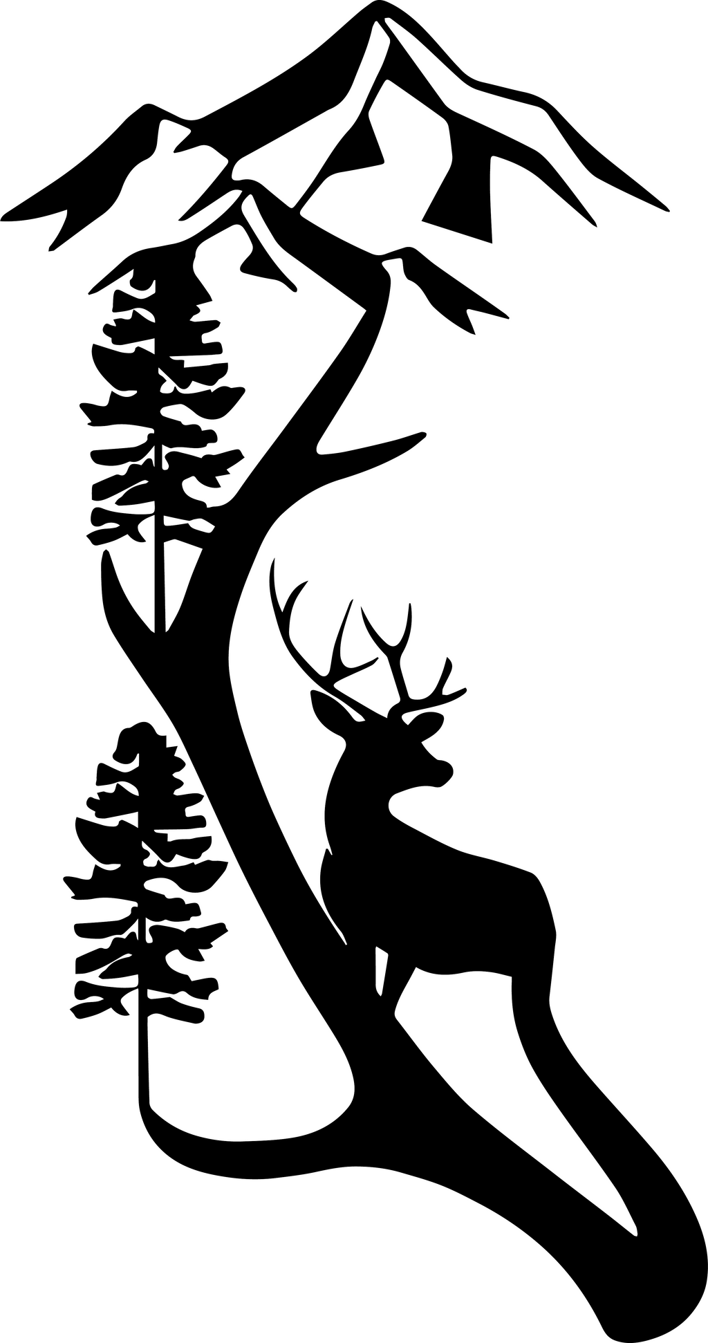 Buck in the Wild Decal