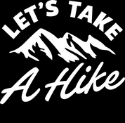 Let's Take a Hike Decal