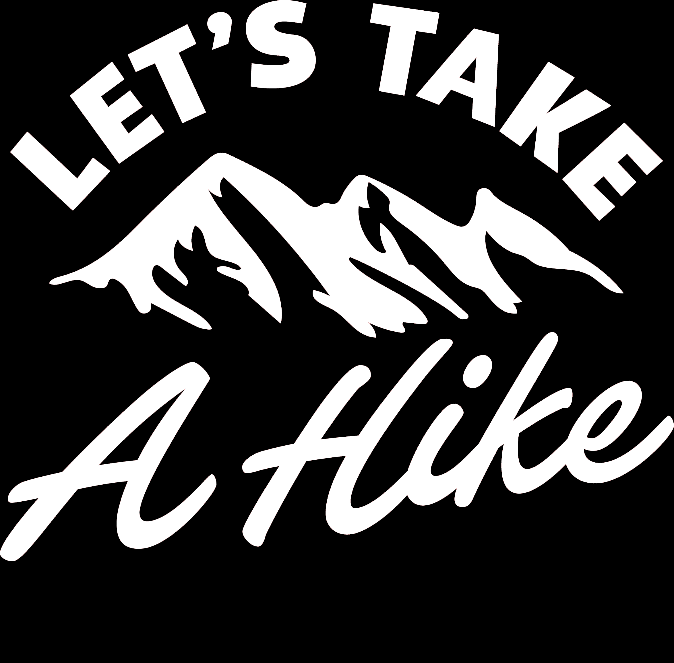 Let's Take a Hike Decal