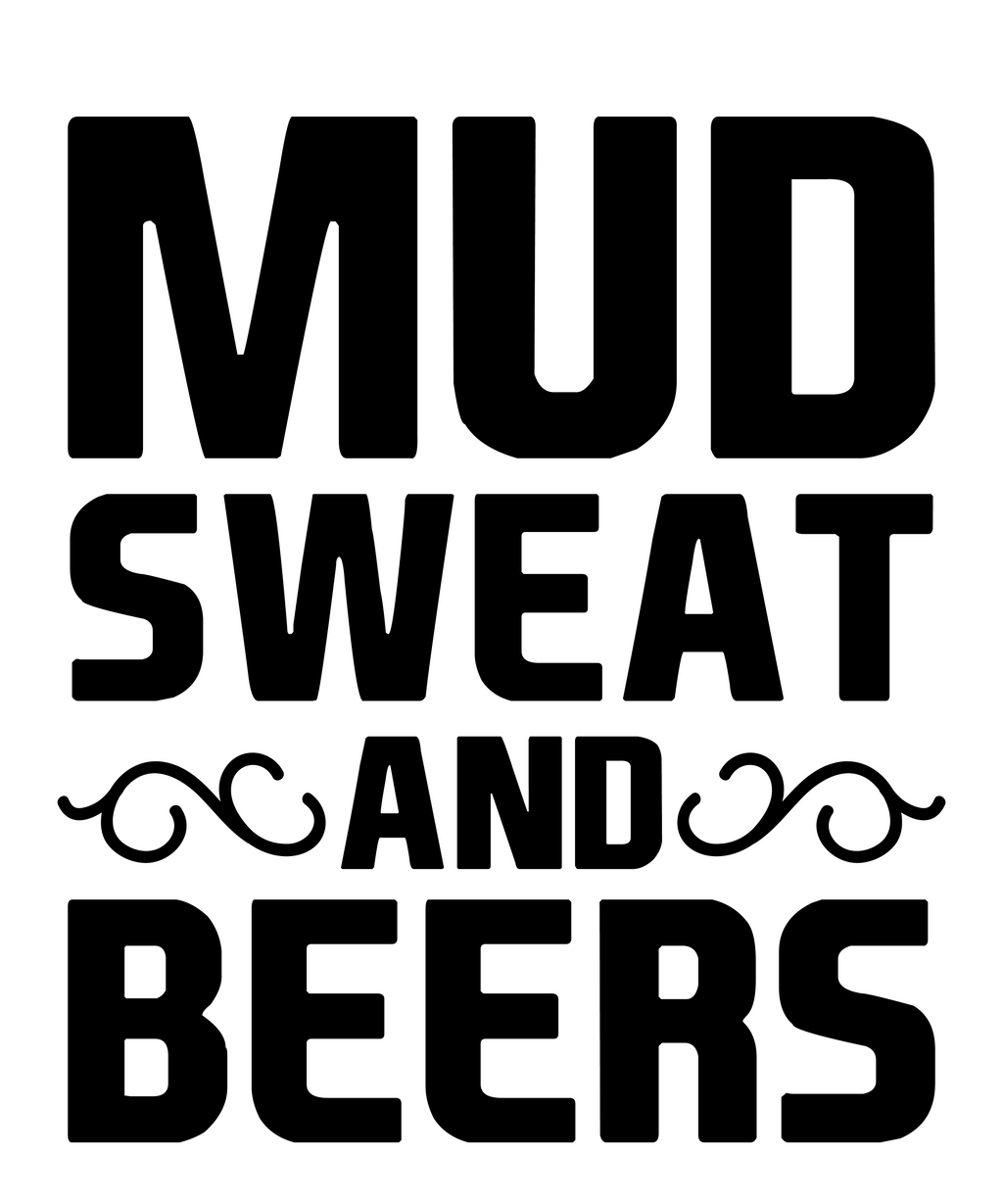 Mud Sweat & Beers Decal